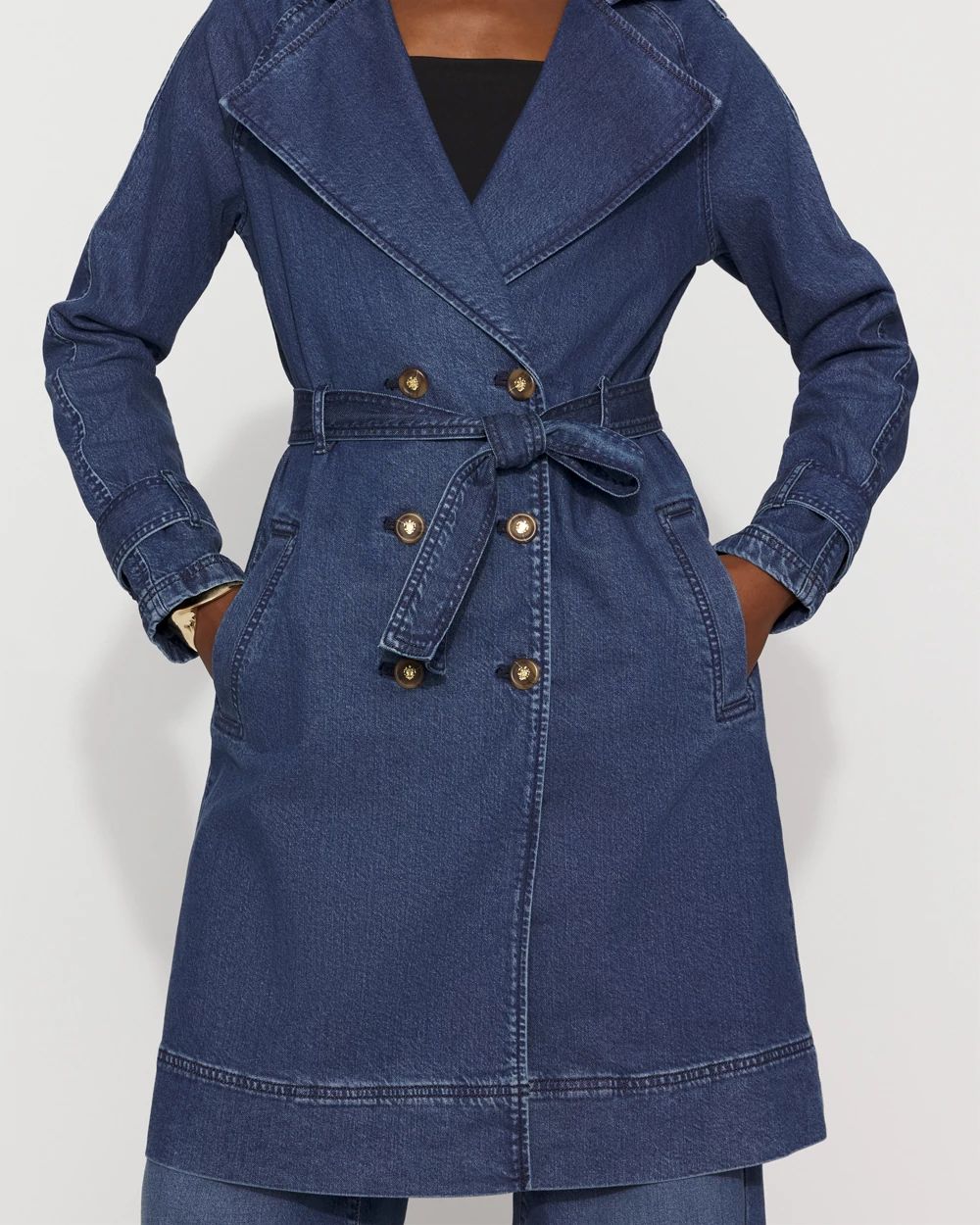 Denim Trench Coat | White House Black Market